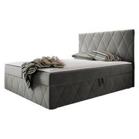 BOXBETT Simoti - H3 - Grau, Holzwerkstoff (160/200cm) - MIRJAN24