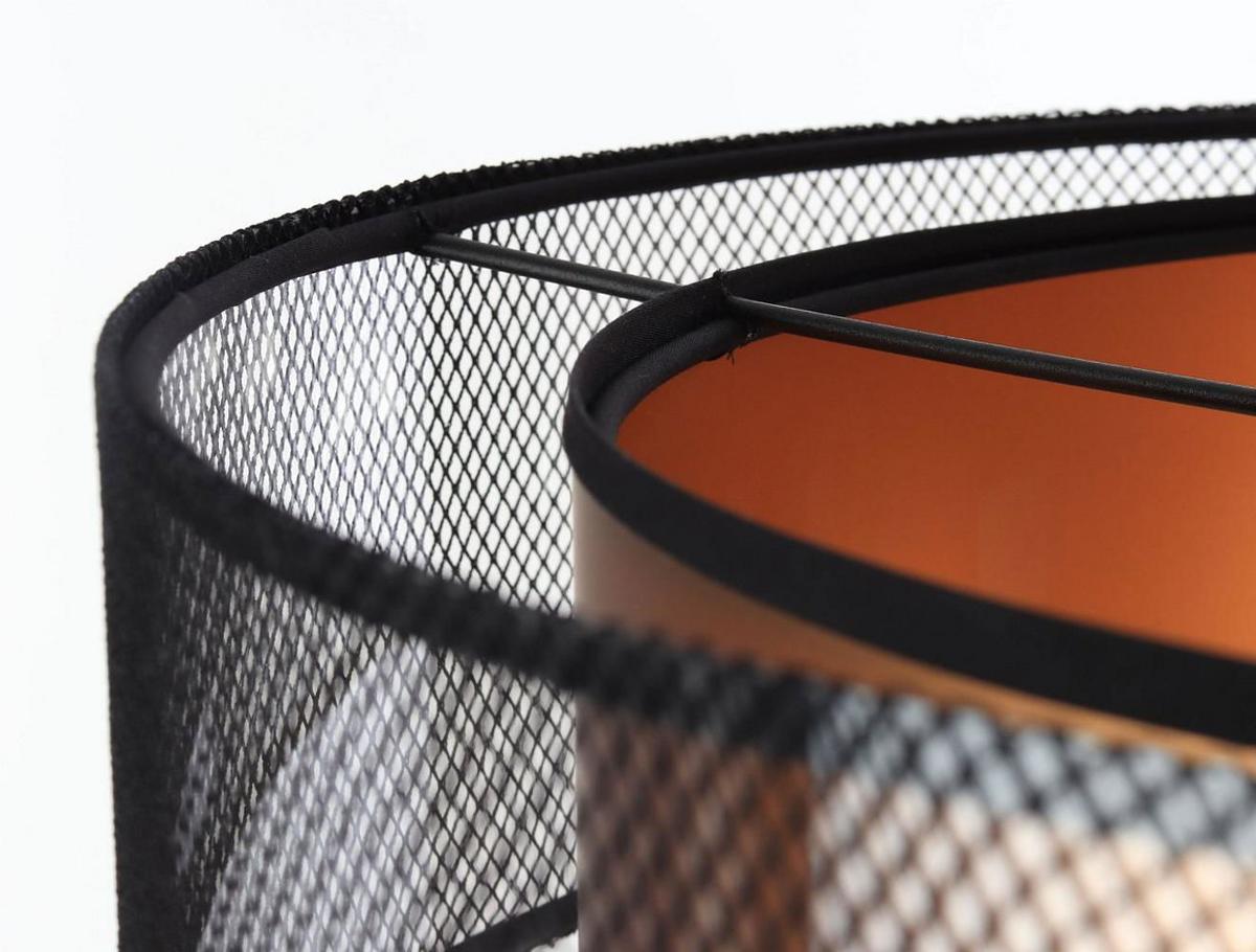 HÄNGELEUCHTE Kupfer 40/20 cm - Schwarz/Kupferfarben, Kunststoff (40/1/20cm) - ONZENO