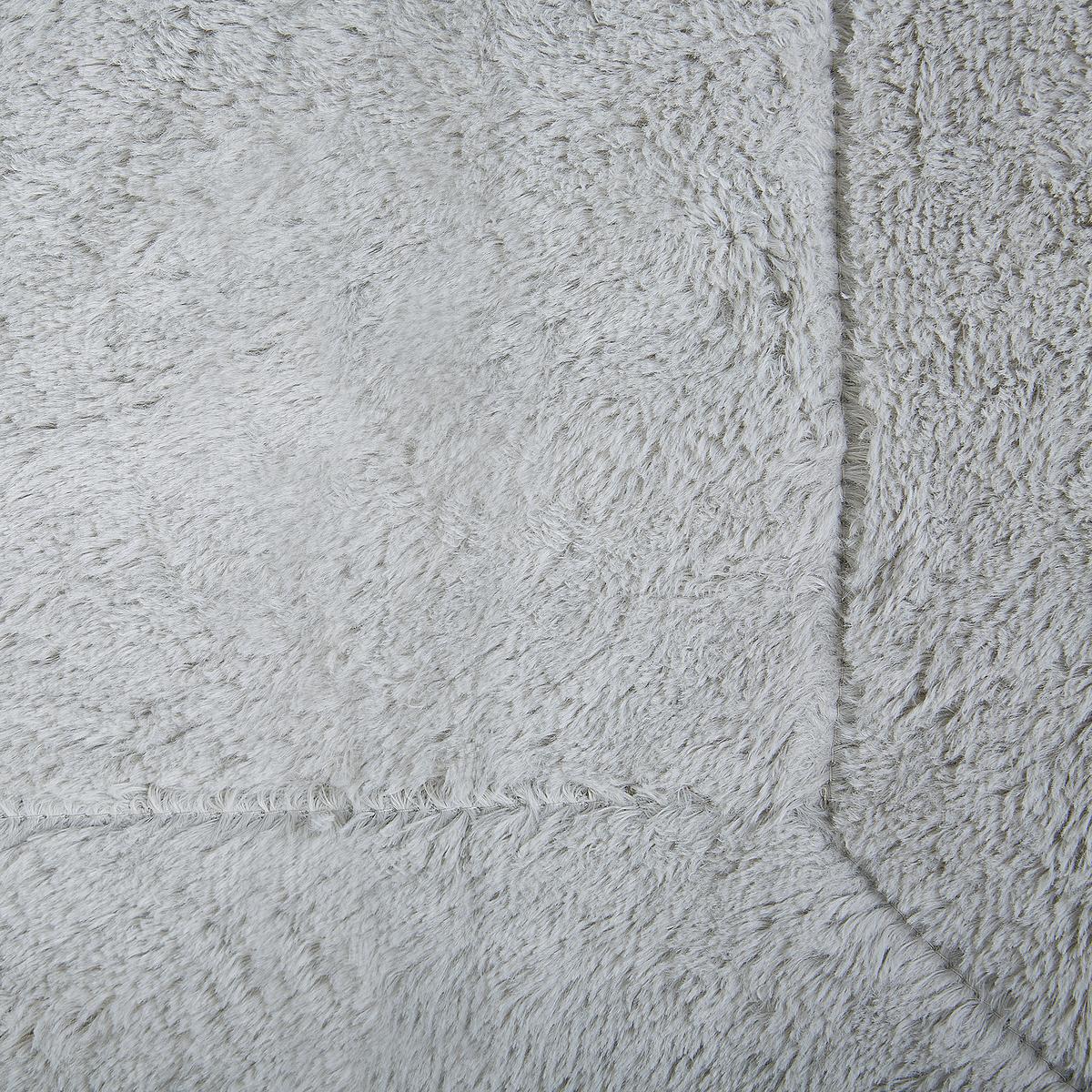 TAGESDECKE Grau 180 x 200 cm Gelik - Grau, Textil (180/200cm) - Beliani