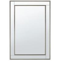 WANDSPIEGEL gold-silber rechteckig 60/90 cm Fenioux - Silberfarben/Goldfarben, Kunststoff (60/90/2cm) - Beliani
