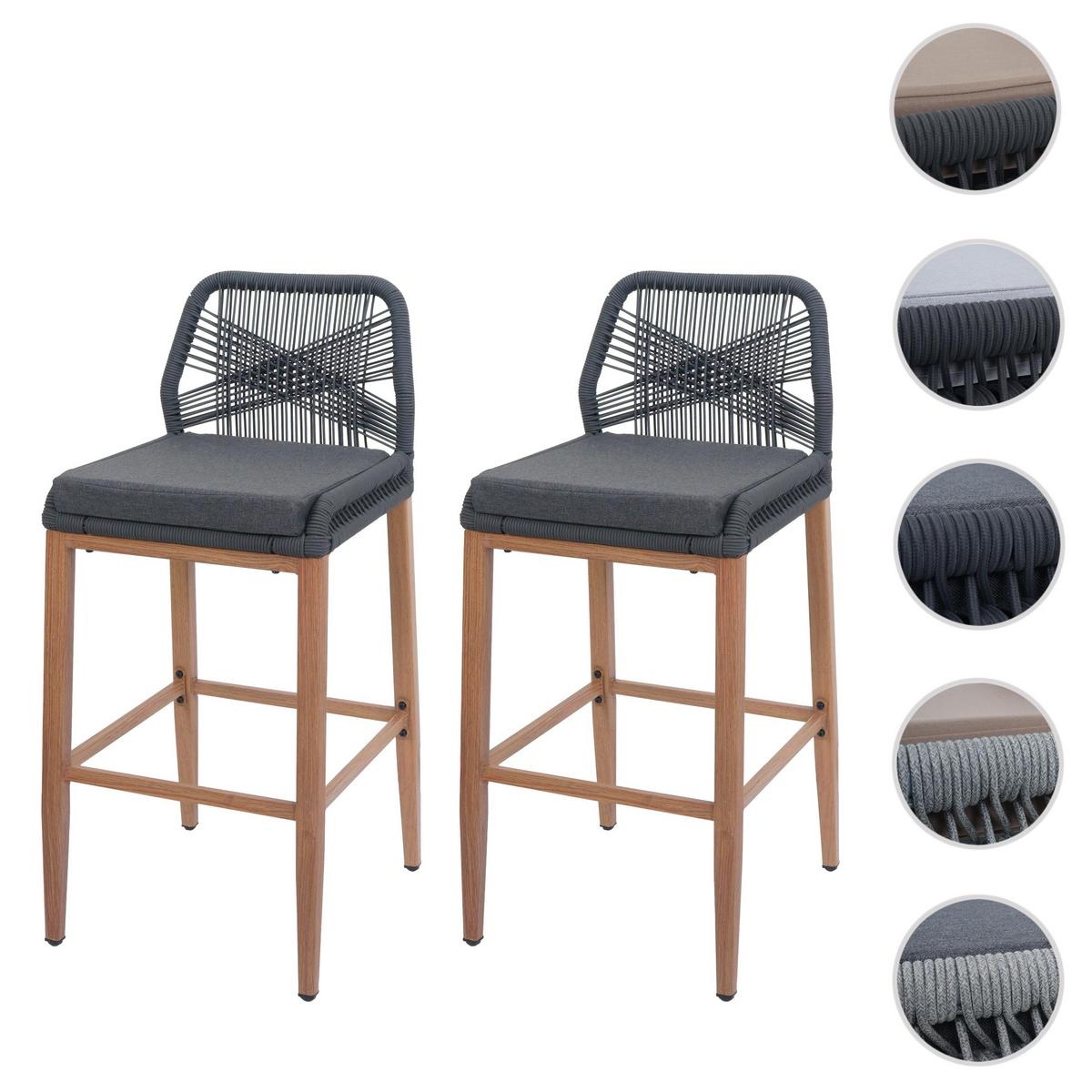 BARHOCKER Anthrazit, Grau - Anthrazit/Grau, Metall (45/101/50cm) - MCW