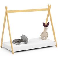 KINDERBETT Weiß 155/85/164 - Weiß, Holzwerkstoff (80/160cm) - RAUMHIRSCH FURNITURE