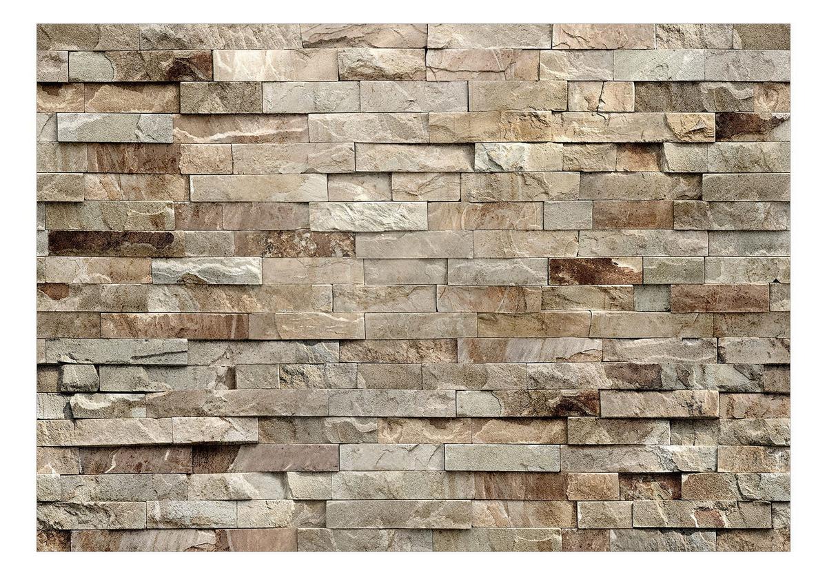 SELBSTKLEBENDE FOTOTAPETE 98/70 cm - Braun/Grau, Kunststoff/Textil (98/1cm) - KUNSTLOFT
