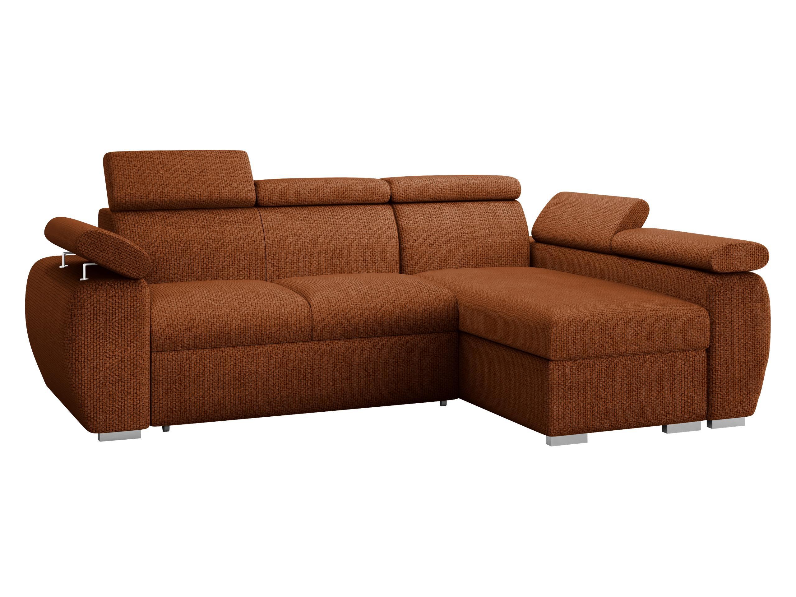 ECKSOFA Boston Mini, Seite: Rechts - 2R+LC - Chromfarben/Bronzefarben, Holz/Textil (255/170cm) - MIRJAN24