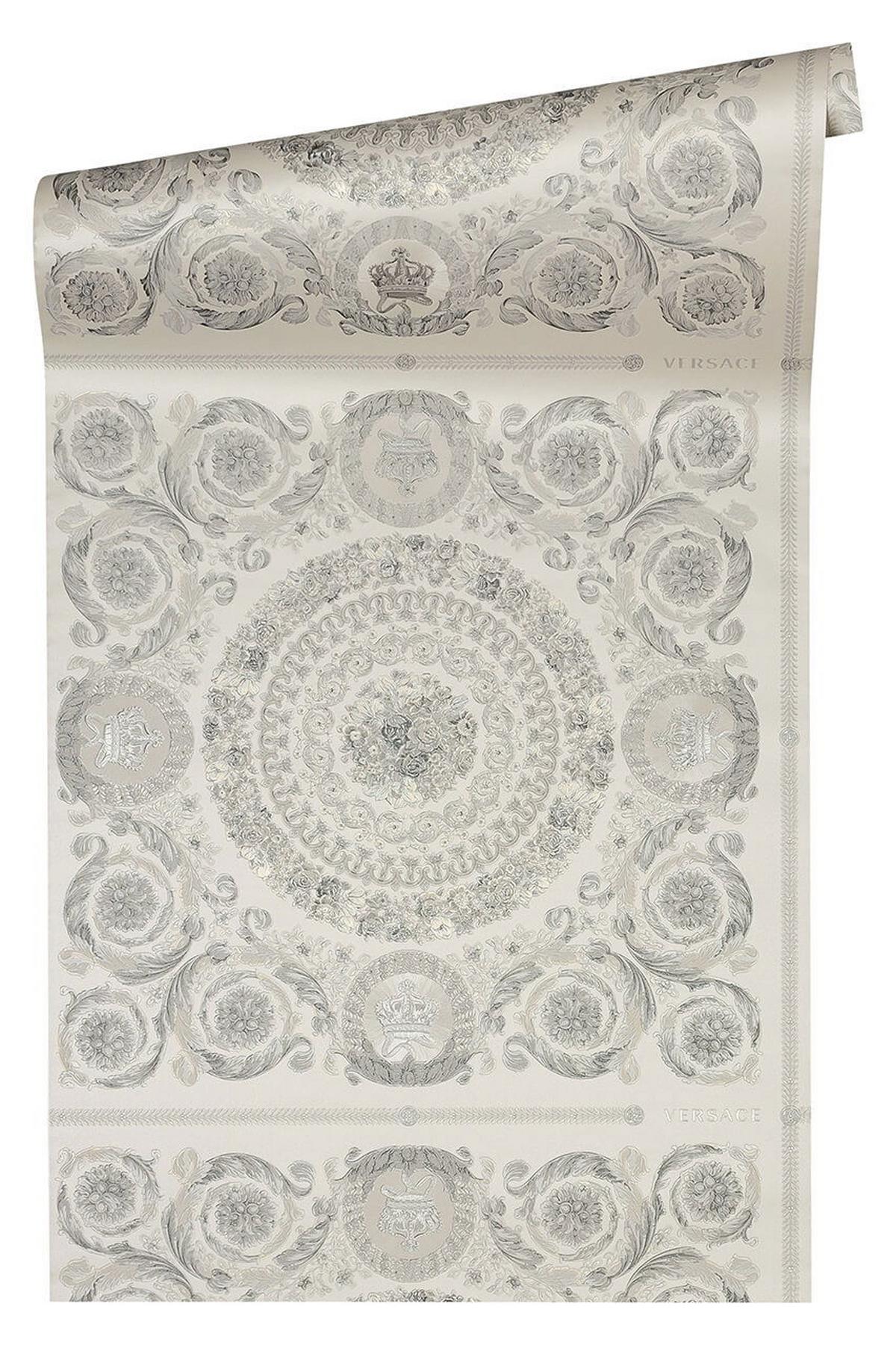 VLIESTAPETE Beige 53/1005 cm - Silberfarben/Grau, Kunststoff/Textil (70/1cm) - KUNSTLOFT