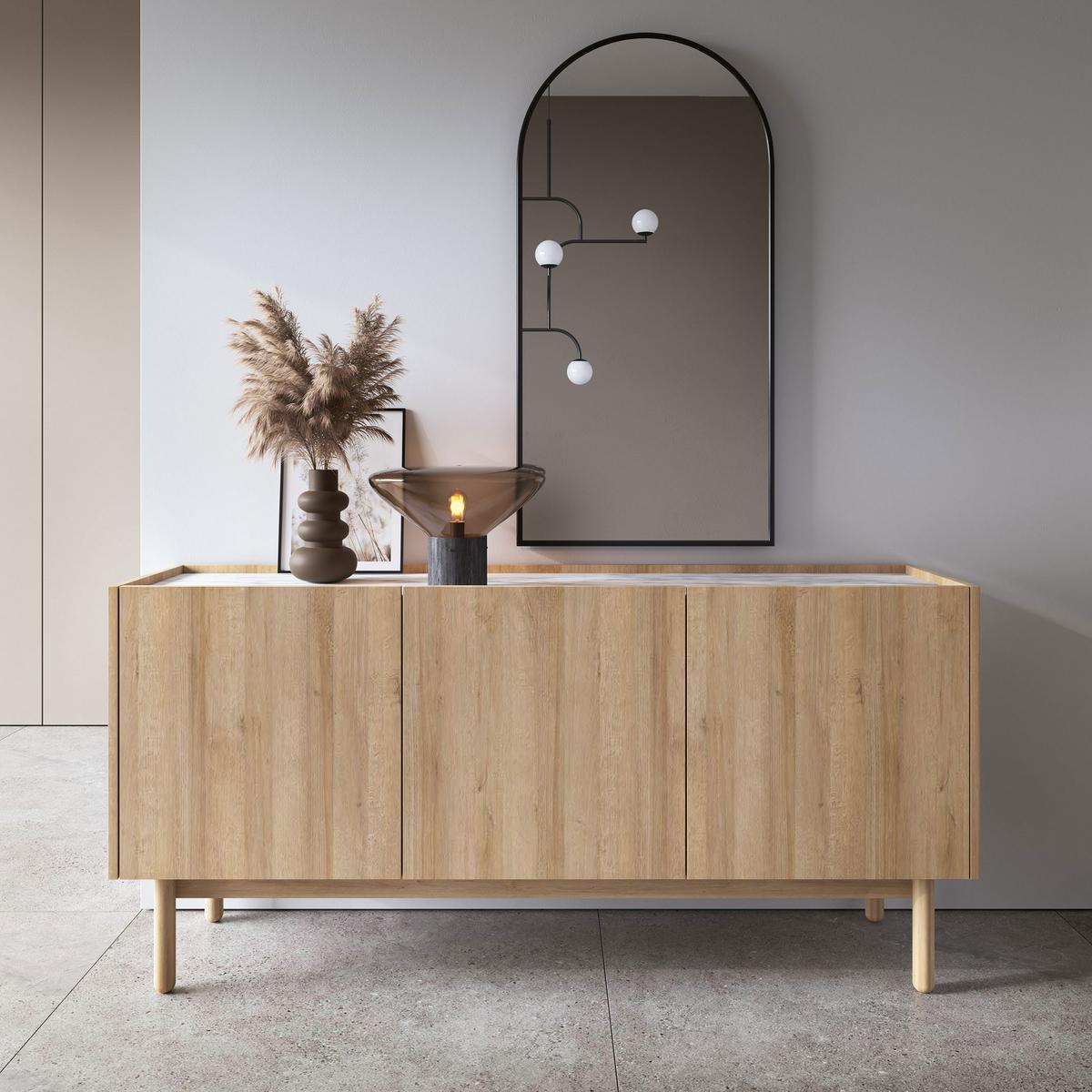 KOMMODE RIVIERA K144/68 - Eichefarben, Holzwerkstoff (144/68/37cm) - Lookway