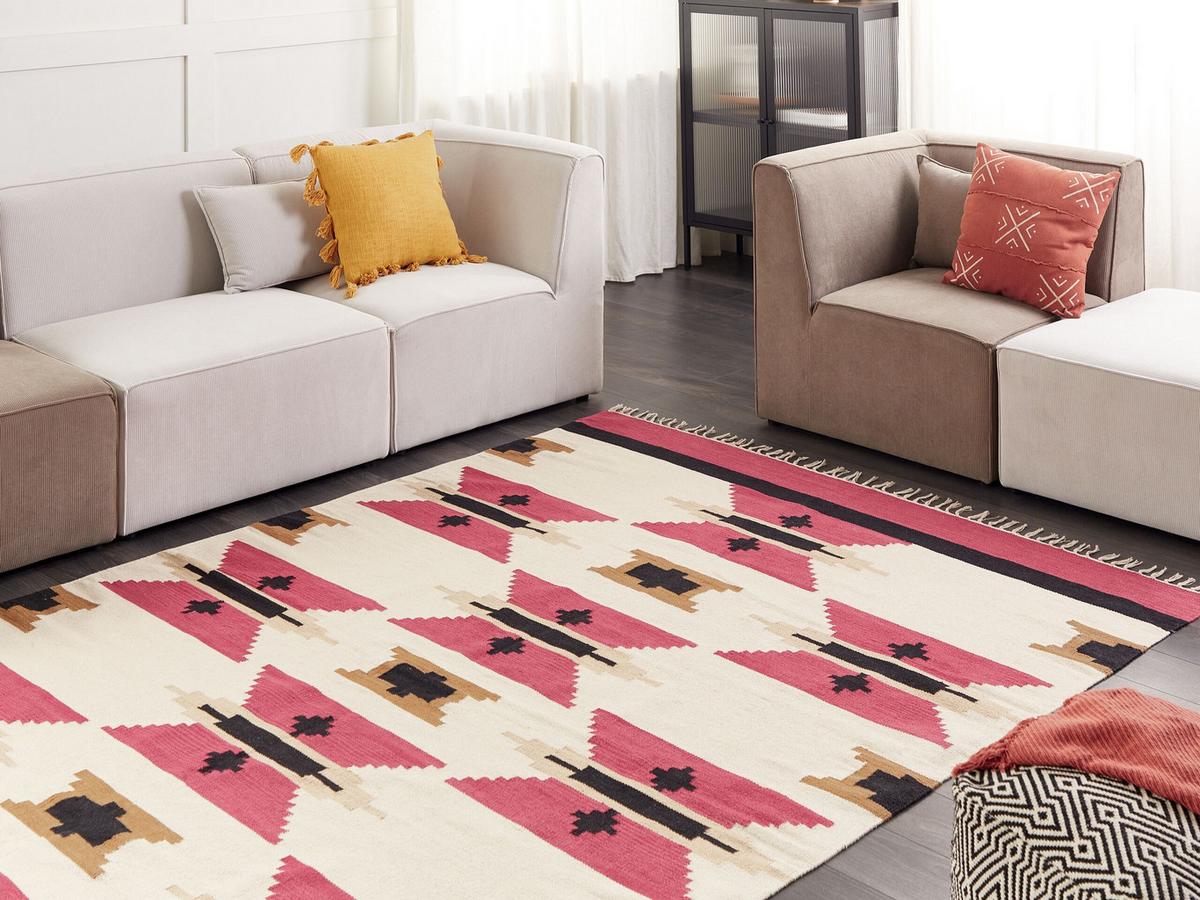 KELIM-TEPPICH Garni 300/200 cm - Multicolor, Textil (200/300cm) - Beliani