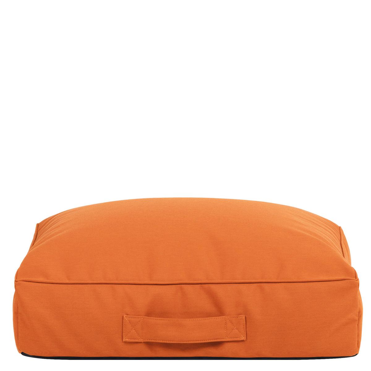 BODENKISSEN mit Sitzsackfüllung Solus - Orange, Textil (72/22/72cm) - icon