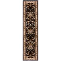 TEPPICH GLAZERT, klassisch-floral, Dunkelblau, 60 x 230 cm - Blau, Textil (60/230cm) - KADIMA DESIGN