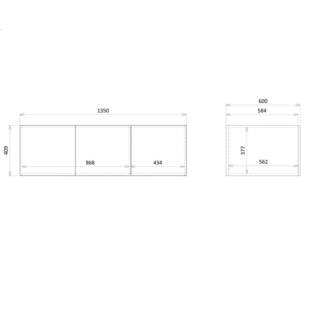 DREHTÜRENSCHRANK Largo mit Aufsatz, 3 Türen und 2 Schubladen, für Jugendzimmer, 135 cm, Kaschmir - Kaschmir, Holzwerkstoff (135/236/60cm) - Beautysofa