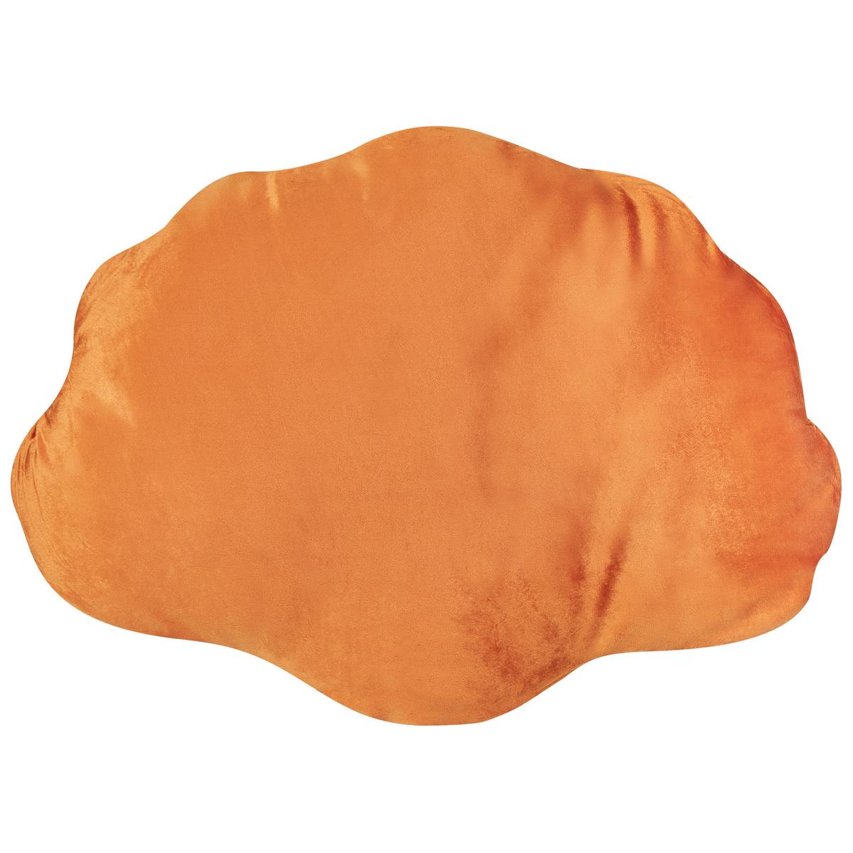 DEKOKISSEN 2er-Set Orange 47/35 cm Consolida - Orange, Textil (47/35cm) - Beliani