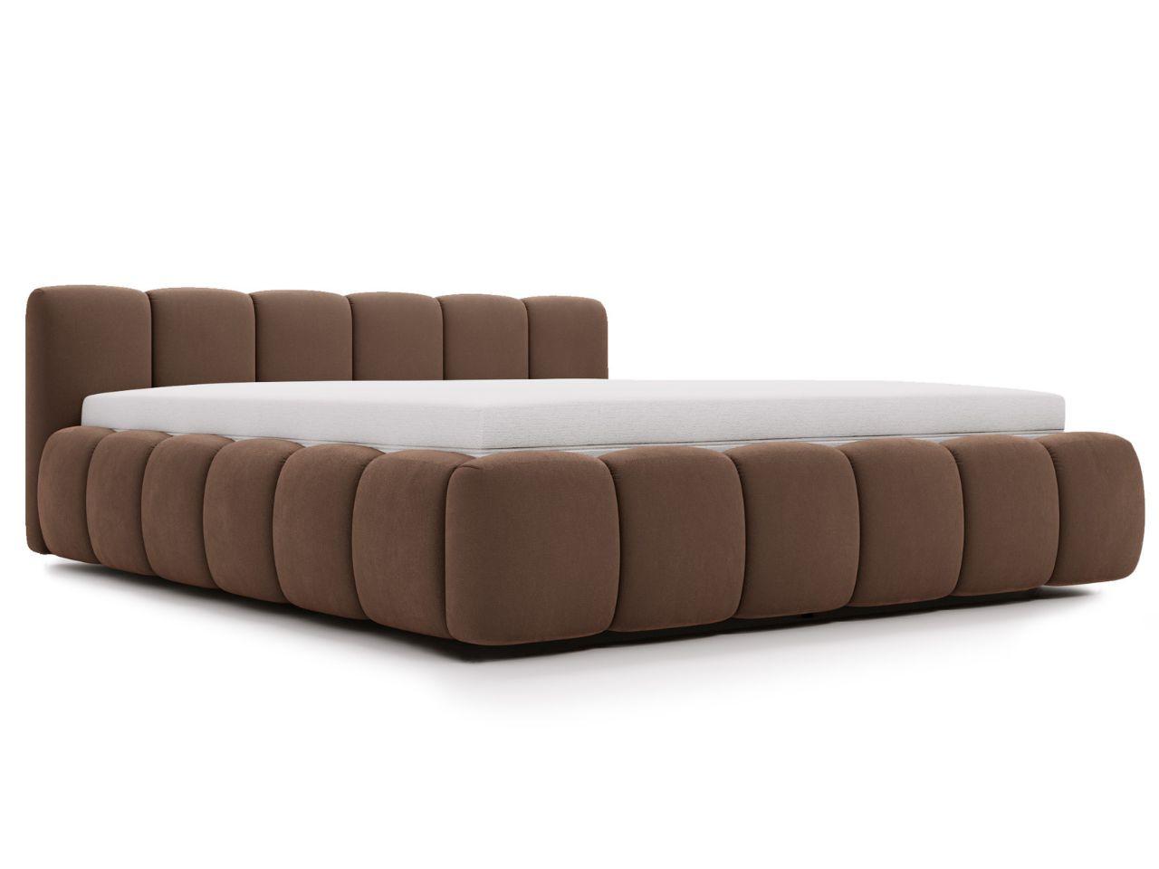 POLSTERBETT Cloud low 160x200 Braun - Braun, Textil (160/200cm) - Graingold