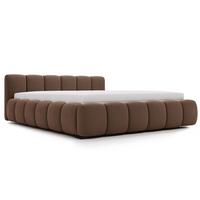 POLSTERBETT Cloud low 160x200 Braun - Braun, Textil (160/200cm) - Graingold
