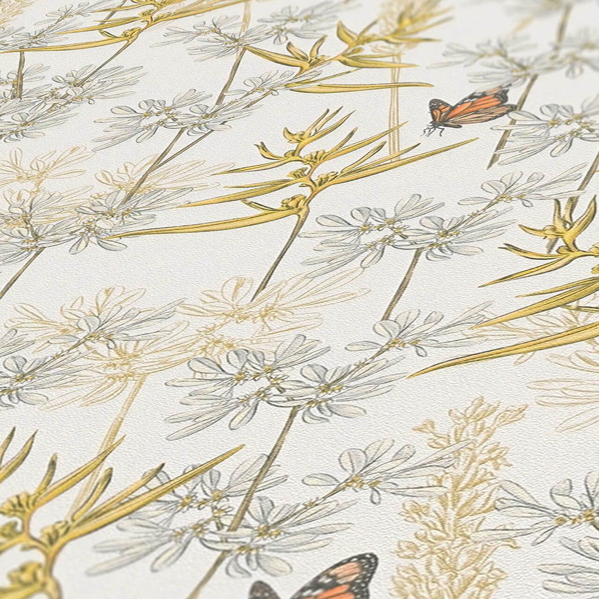 VLIESTAPETE Bunt 53/1005 cm - Weiß, Textil (53/1cm) - KUNSTLOFT