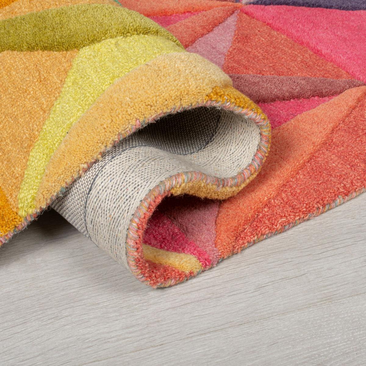 TEPPICH aus Wolle DERWENT in Bunt, geometrisch, 120 x 170 cm - Multicolor, Textil (120/170cm) - KADIMA DESIGN