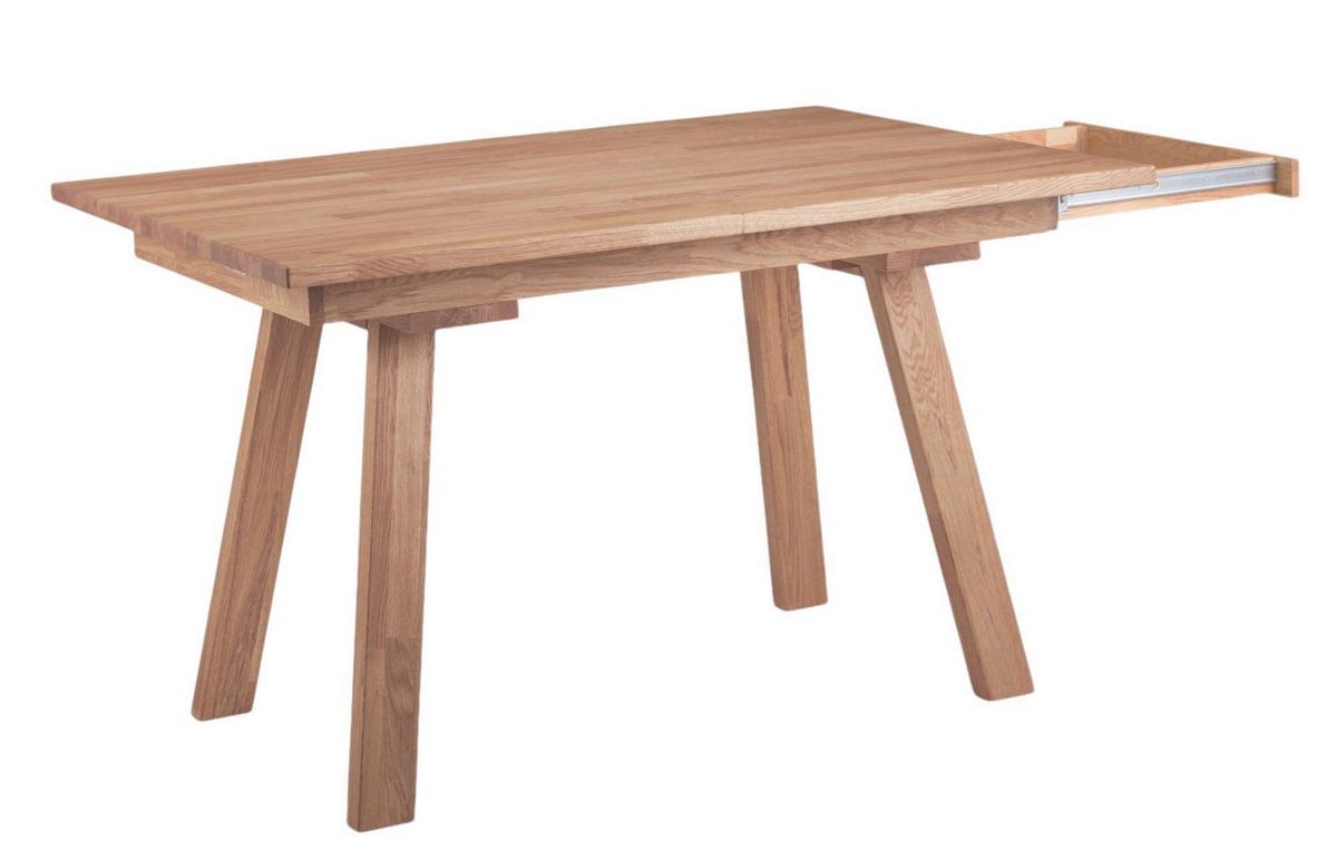 ECKBANKGRUPPE Danila Massivholz Wildeiche Polster Braun - Wildeiche/Braun, Holz (194/1/155cm) - 58aufmkessel