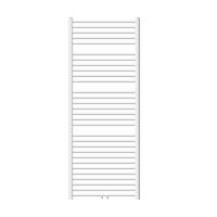 BADHEIZKÖRPER Sahara 750x1800 mm Weiß gebogen mit Mittelanschluss - Weiß, Metall (75/180/5cm) - LuxeBath