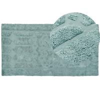 KURZFLOR-TEPPICH Sirnak 150/80 cm - Grün, Textil (80/150cm) - Beliani