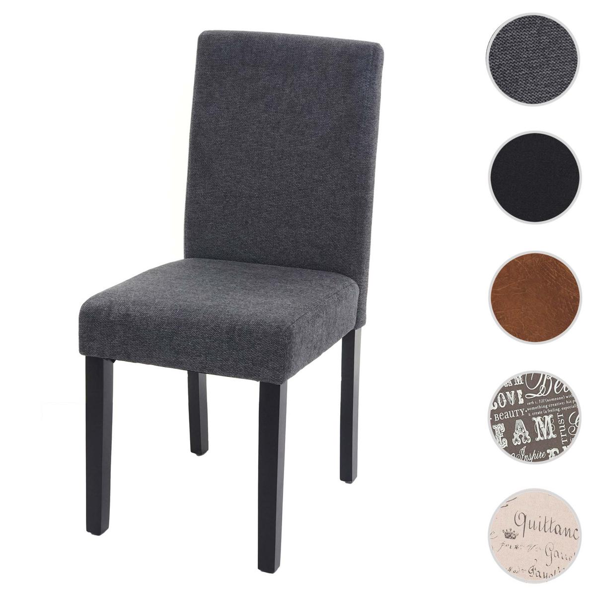 ESSZIMMERSTUHL Anthrazit - Anthrazit, Textil (43/90/56cm) - MCW