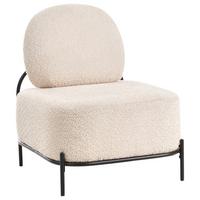 SESSEL Beige Lunde - Beige/Schwarz, Textil (67/81/74cm) - Beliani
