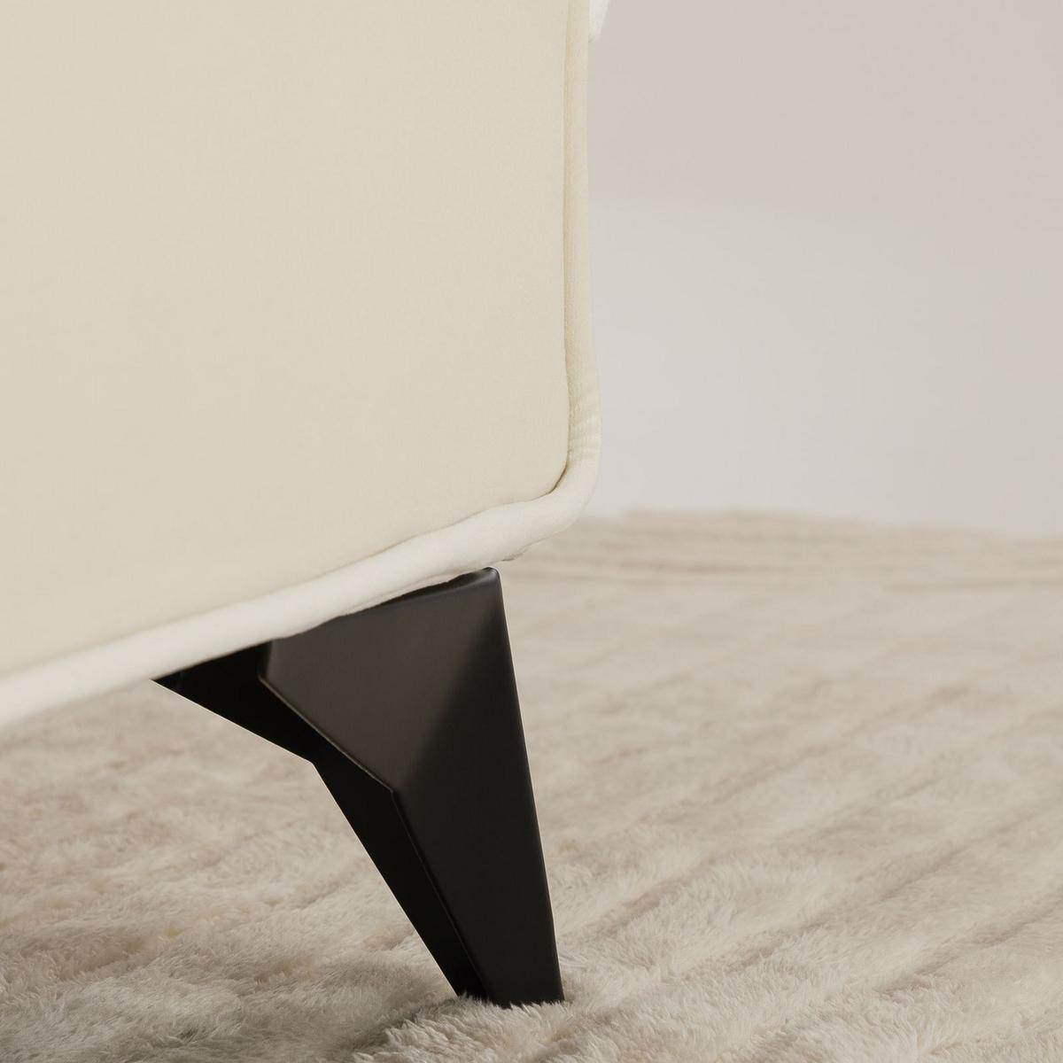 POLSTERBETT LAVORO 90x200 cm cremeweiß - Creme, Textil (90/200cm) - IDIMEX