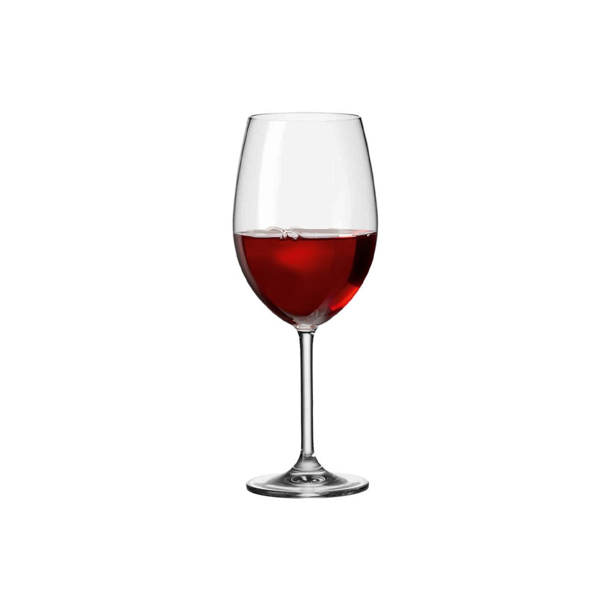 BORDEAUXGLAS Daily transparent 640 ml 12er Set - Transparent, Glas (0.64L) - Leonardo Living
