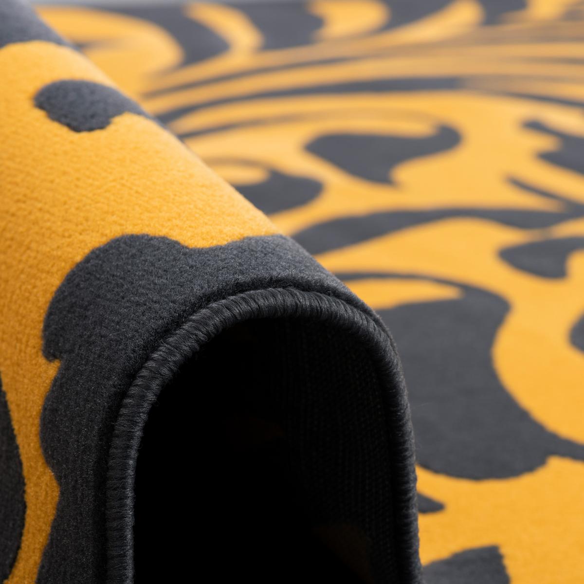 DESIGNER KURZFLOR TEPPICH MODERNE MUSTER - Anthrazit, Textil (140/200cm) - Pergamon