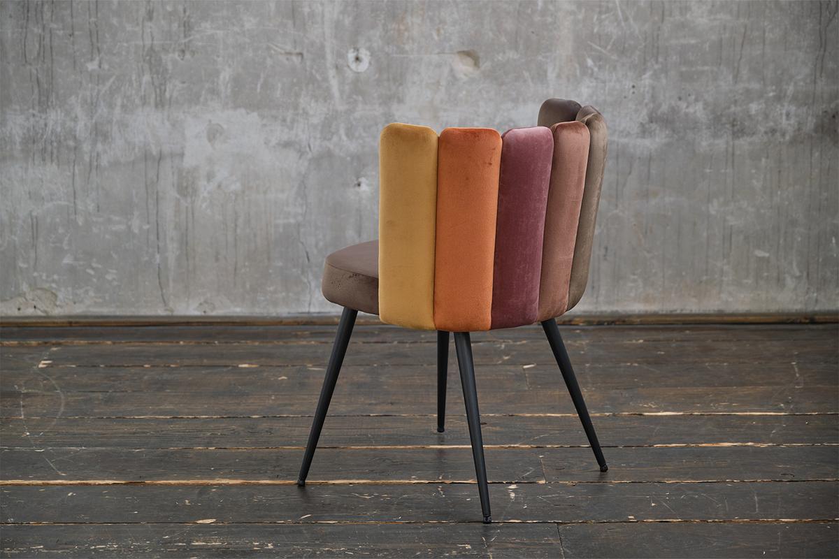 ESSZIMMERSTUHL JADA Braun Velvet (1er-Set) - Braun, Kunststoff/Textil (59/86/55cm) - KAWOLA