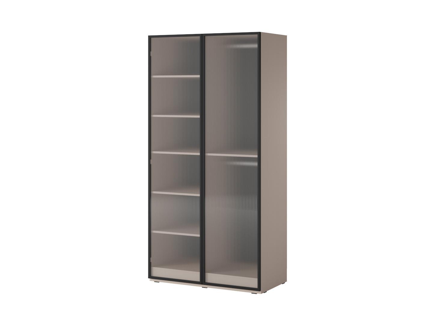 DREHTÜRENSCHRANK ATELIO 101/200/51 cm Modern Kleiderschrank 2-türig Beige - Beige, Holzwerkstoff (101/200/51cm) - MASSENO