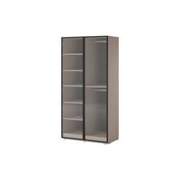 DREHTÜRENSCHRANK ATELIO 101/200/51 cm Modern Kleiderschrank 2-türig Beige - Beige, Holzwerkstoff (101/200/51cm) - MASSENO