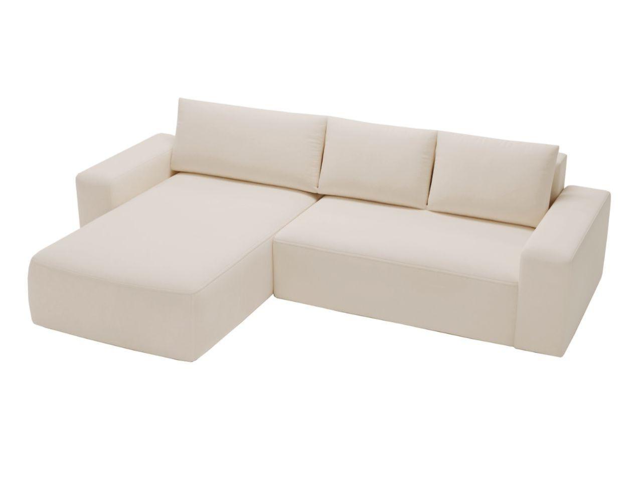 ECKSOFA Tazones Beige Links - Beige, Holz/Kunststoff (250/165cm) - Graingold