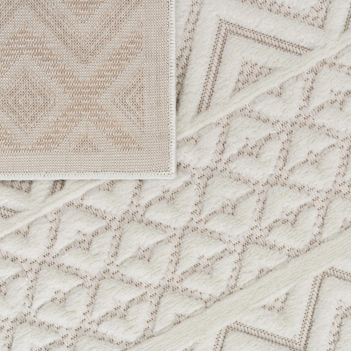 OUTDOORTEPPICH Boho Creme 140 x 200 cm - Creme, Kunststoff (140/200cm) - TT Home
