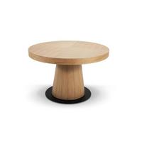 ESSTISCH METALO Ausziehbar 120 - 220 / 120 x 76 cm - Eichefarben, Holz (120/120/76cm) - MASSENO