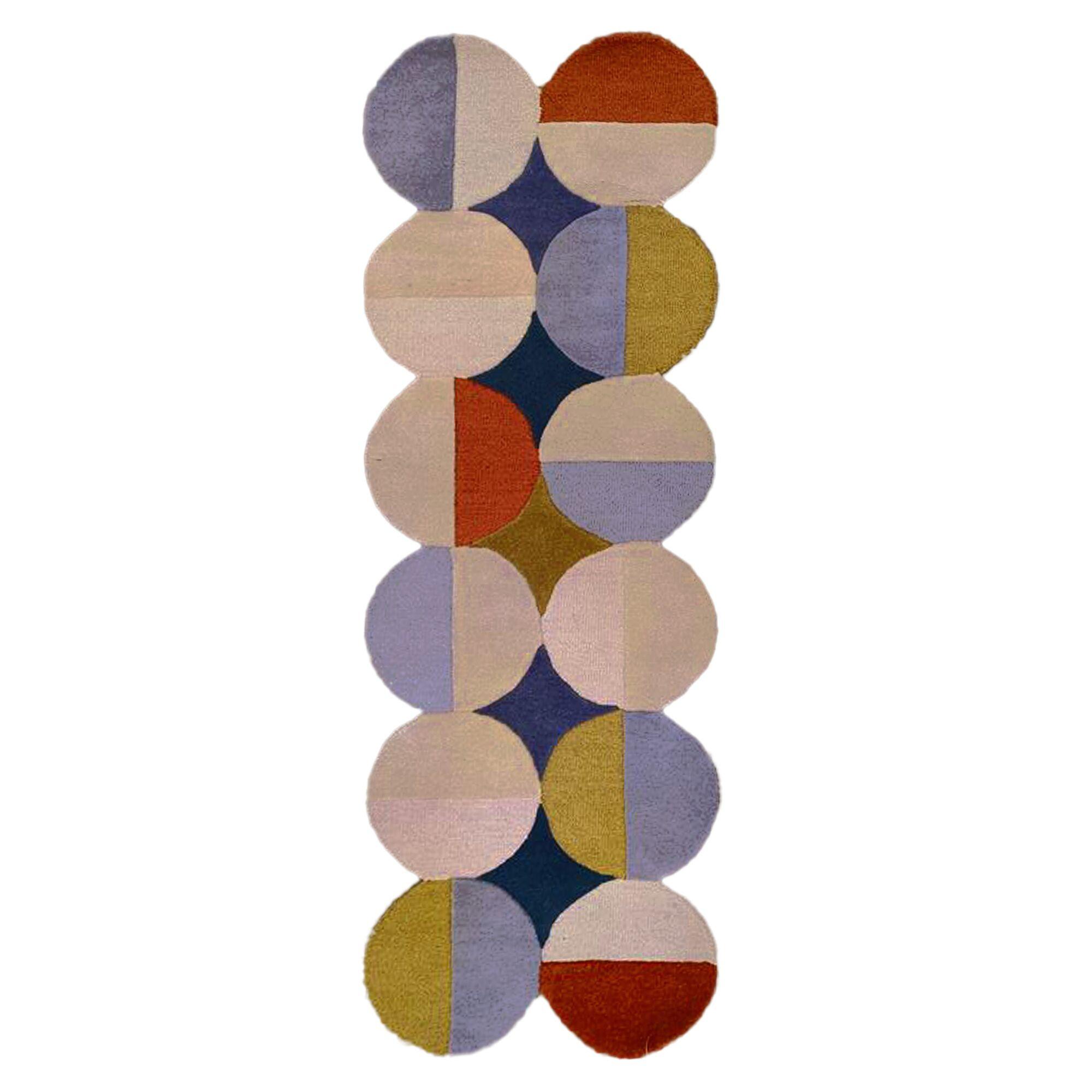 WOLLTEPPICH HALLEIN, mit Wellenmuster, Bunt, 80 x 230 cm - Multicolor, Textil (230/80cm) - KADIMA DESIGN