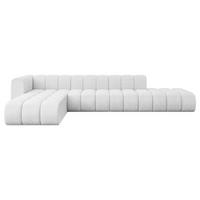 ECKSOFA modulares Sofa Zuvon-L2 - 387x177x70 cm Weiß - Weiß, Holzwerkstoff/Textil (387/177cm) - ALTDECOR