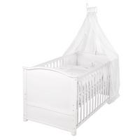 BABYBETT Hase 70 x 140 cm weiß - Weiß, Holzwerkstoff (70/140cm) - Roba