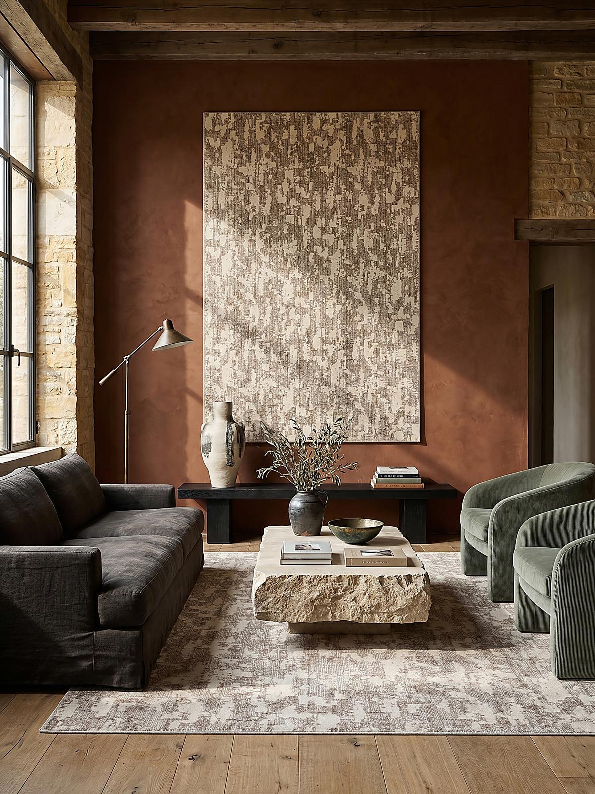 TEPPICH Waschbar RIDGE, meliert, Beige, 194 x 290 cm - Beige, Textil (290/194cm) - KADIMA DESIGN