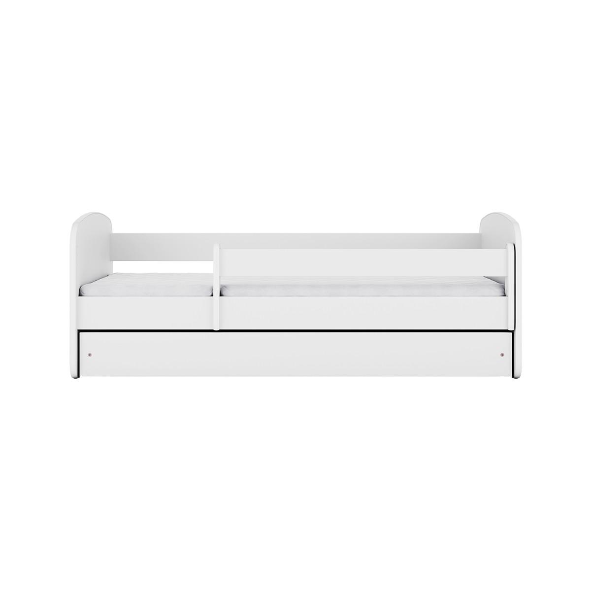 BETT Weiß - Weiß, Holzwerkstoff (80/160cm) - Petits-meubles