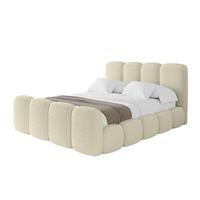 POLSTERBETT mit Bettkasten, Fußteil und Lattenrost, Boxbett ohne Matratze - KALA-Z 160x200 Beige - Taupe, Holzwerkstoff/Textil (160/200cm) - ALTDECOR