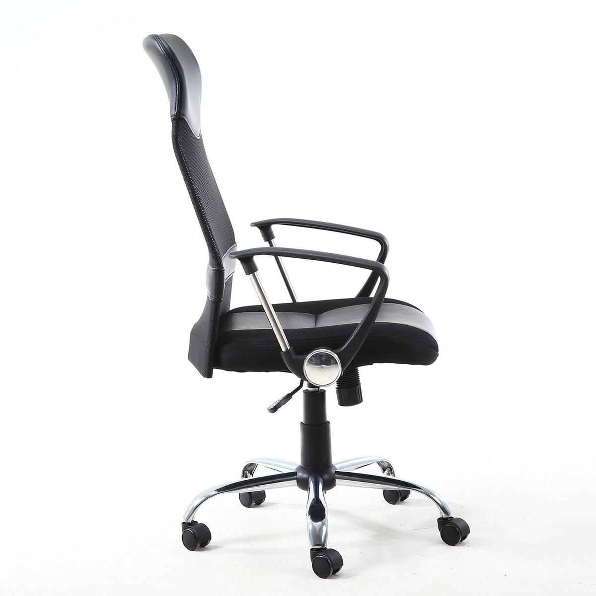 DREHSTUHL Campus Schwarz - Schwarz, Textil (62/110/62cm) - VS Venta-stock