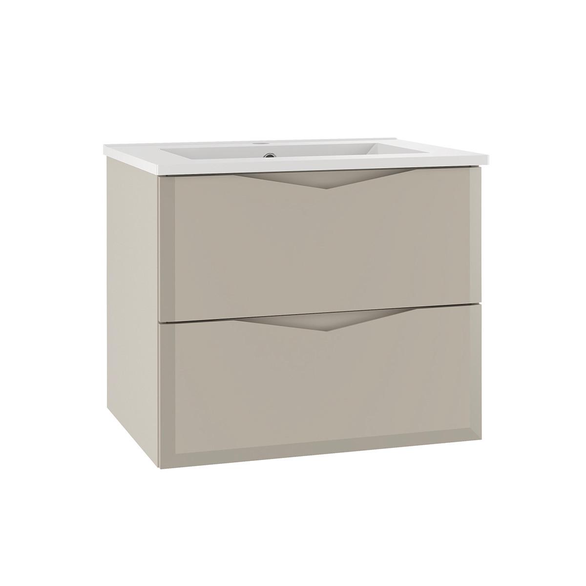 WASCHTISCH 60cm Ellie Kaschmir - Beige, Holzwerkstoff (60/50/45.8cm) - Petits-meubles