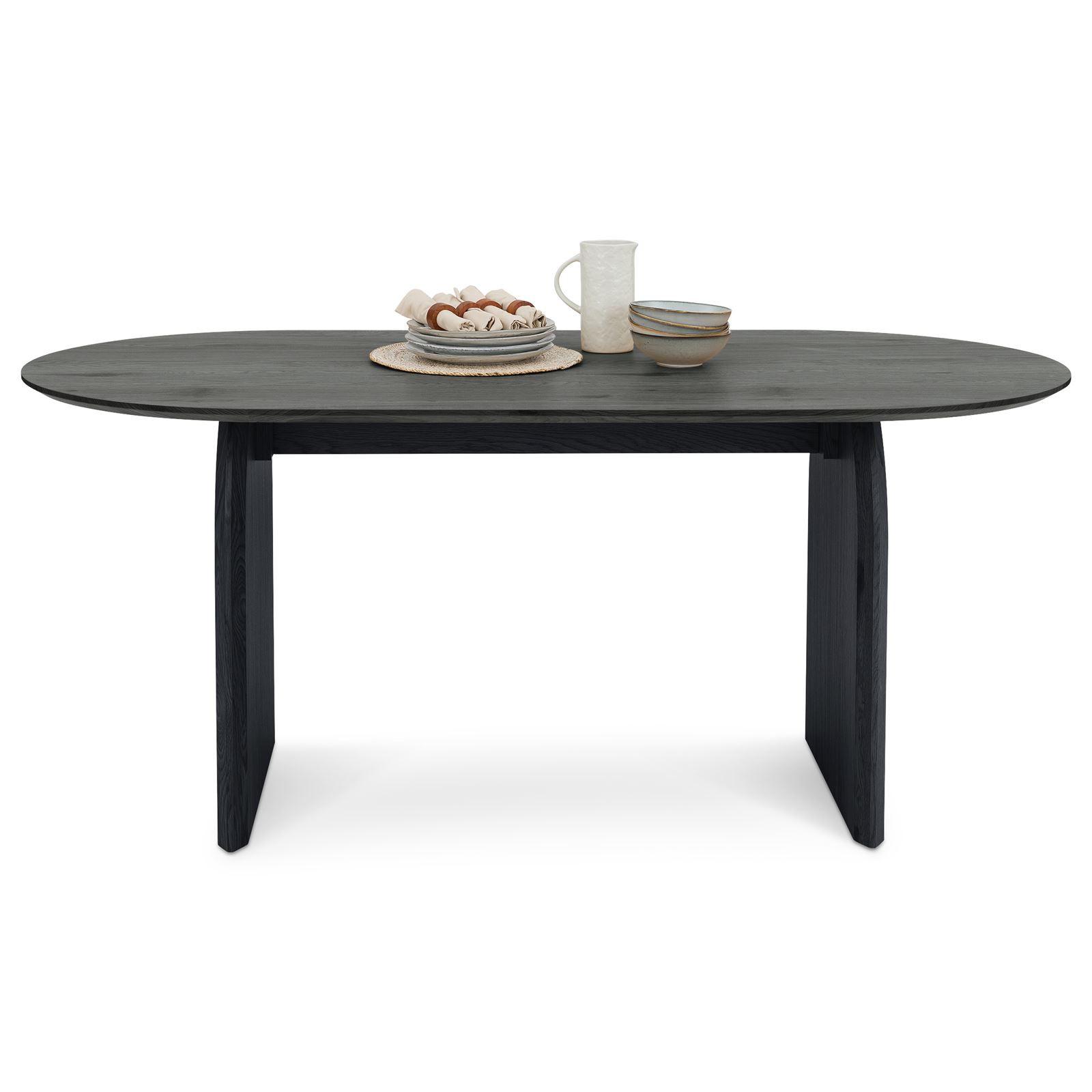 ESSTISCH MALA schwarz - Schwarz, Holzwerkstoff (90/180/76cm) - IDIMEX