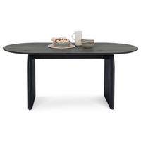ESSTISCH MALA schwarz - Schwarz, Holzwerkstoff (90/180/76cm) - IDIMEX