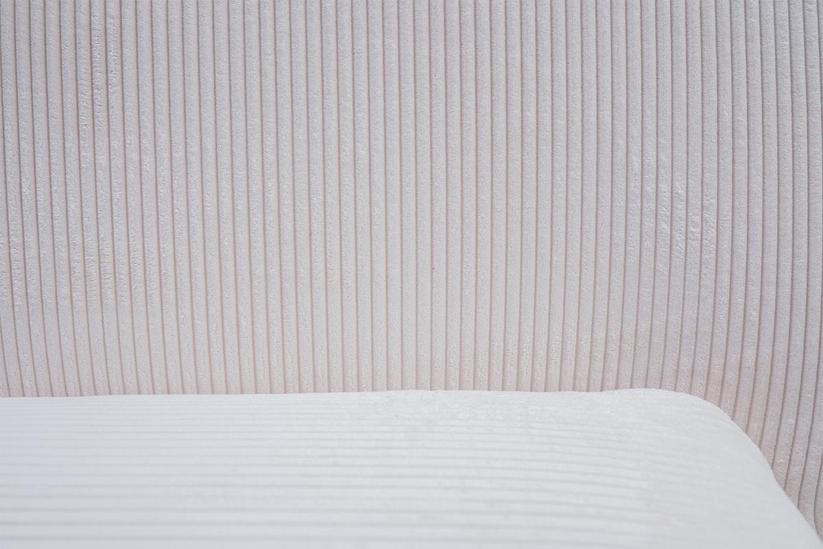 RELAXSESSEL CALLA Cremeweiß Cord - Creme/Schwarz, Textil (83/92/83cm) - KAWOLA