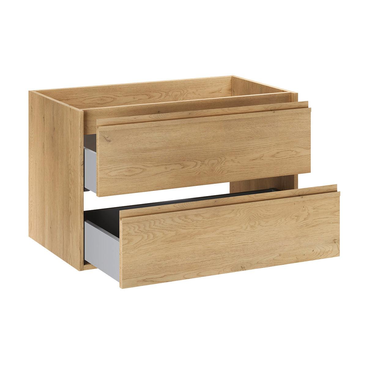 WASCHTISCH 80cm Holz - Braun, Holzwerkstoff (80/52.2/46cm) - Petits-meubles