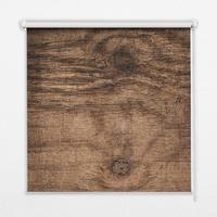 INNENROLLO - Fensterrollo - Rollo - 60x40 cm - Dunkles Holz - Braun, Kunststoff (60/140/0.5cm) - TULUP