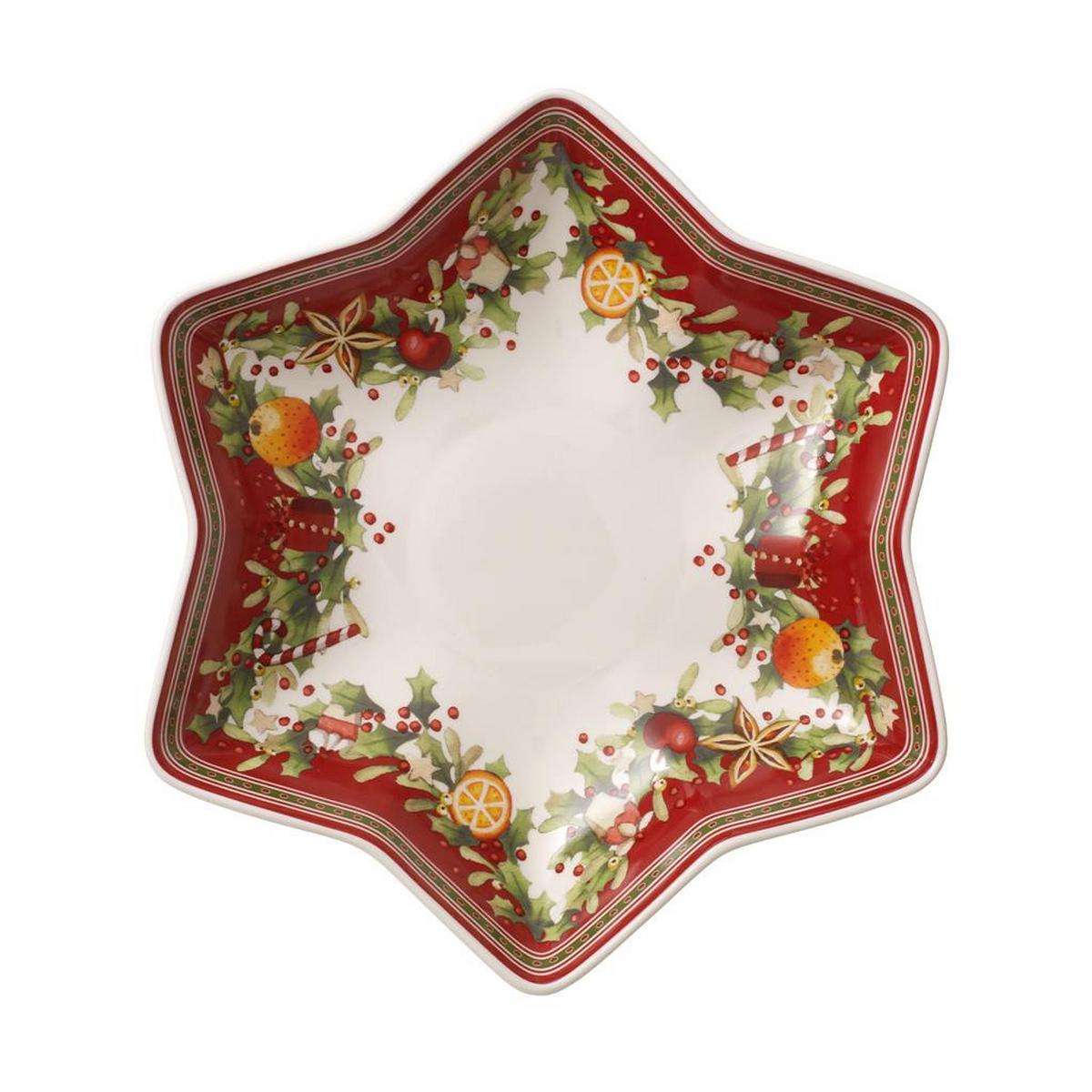 STERNENSCHALE AUF FUSS Winter Bakery Delight bunt 27 x 24 cm - Multicolor, Keramik (1cm) - Villeroy & Boch
