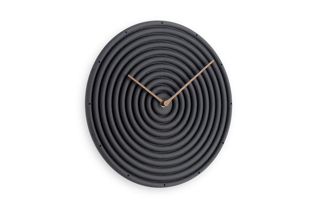 WANDUHR Design Schwarz 29/29 cm - Schwarz, Holzwerkstoff (29.2/29.2/1cm) - ONZENO