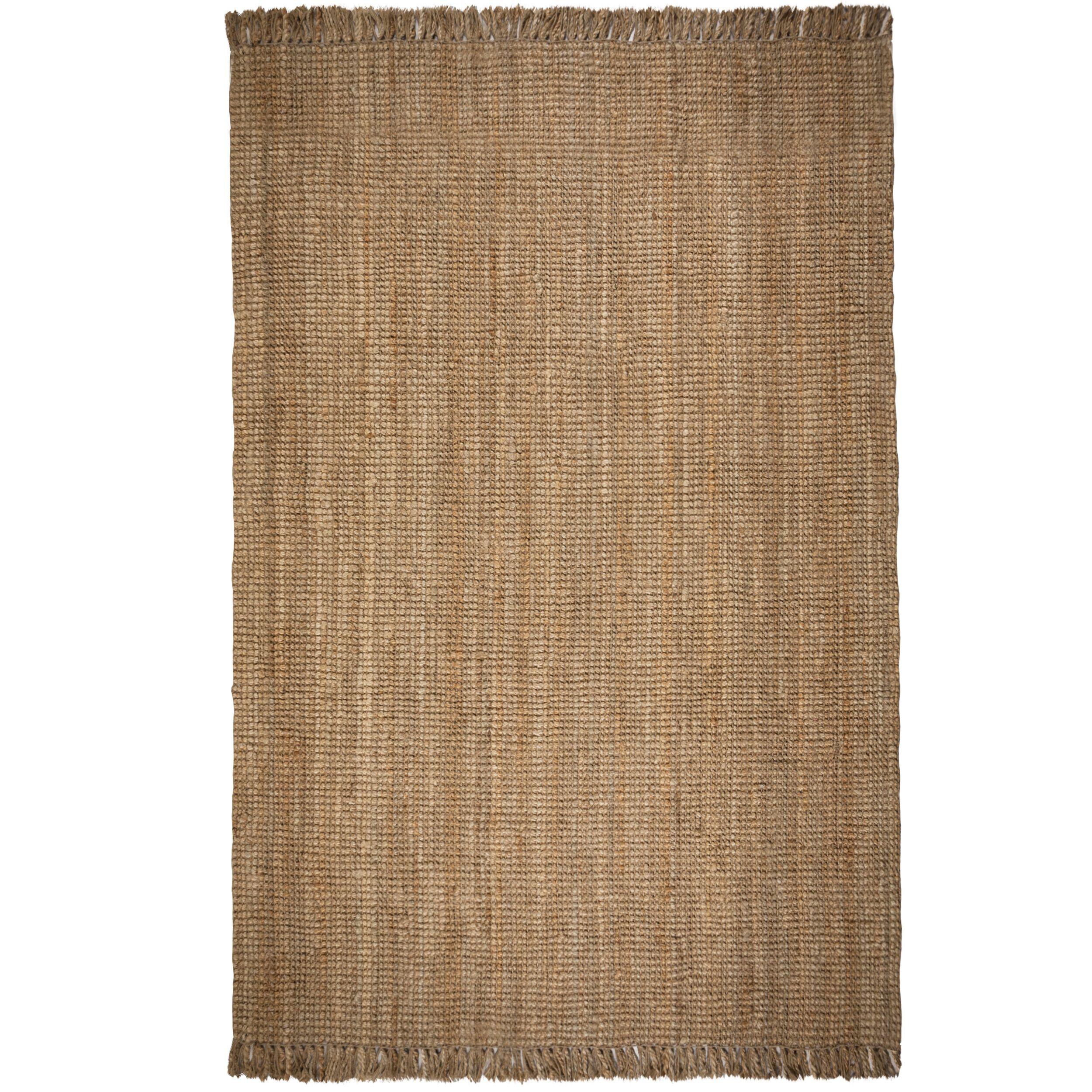 JUTETEPPICH wendbar ERME, einfarbig, Braun, 160 x 230 cm - Braun, Naturmaterialien (230/160cm) - KADIMA DESIGN