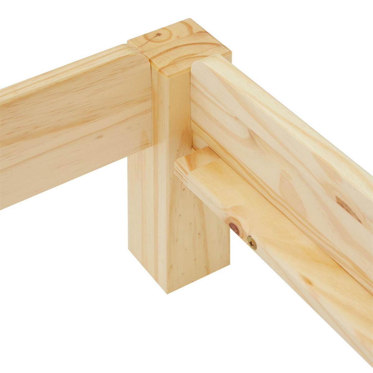 STAPELBETT RINO 90x190 cm natur - Naturfarben, Holz (90/190cm) - IDIMEX